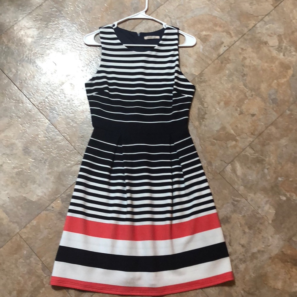 41 Hawthorn striped mini dress.